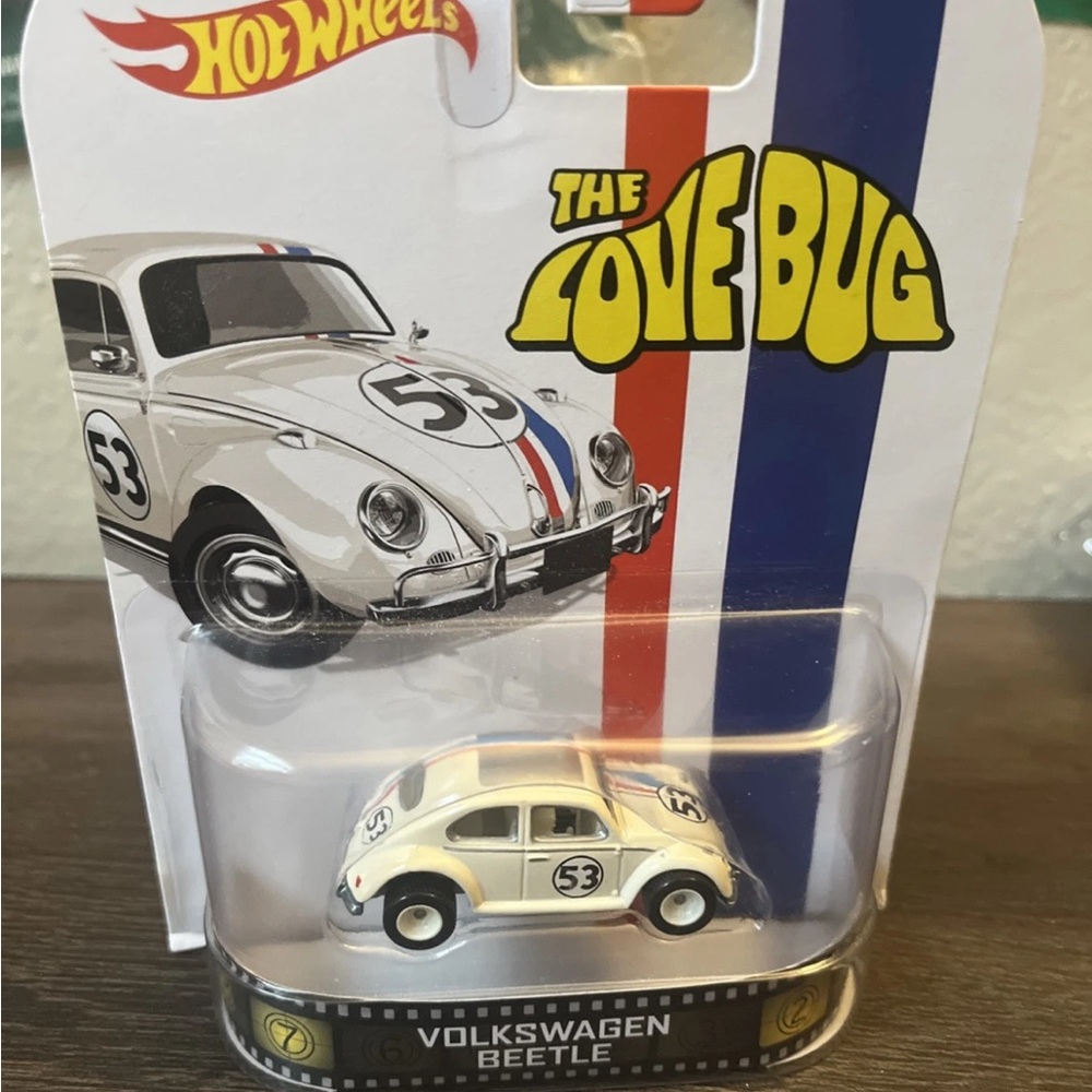 Hot Wheels Retro Entertainment Herbie The Love Bug Volkswagen Beetle Mattel NRFP